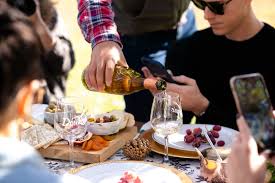 Wine Magic happens at an outdoor lunch with your honey and just being relaxed.